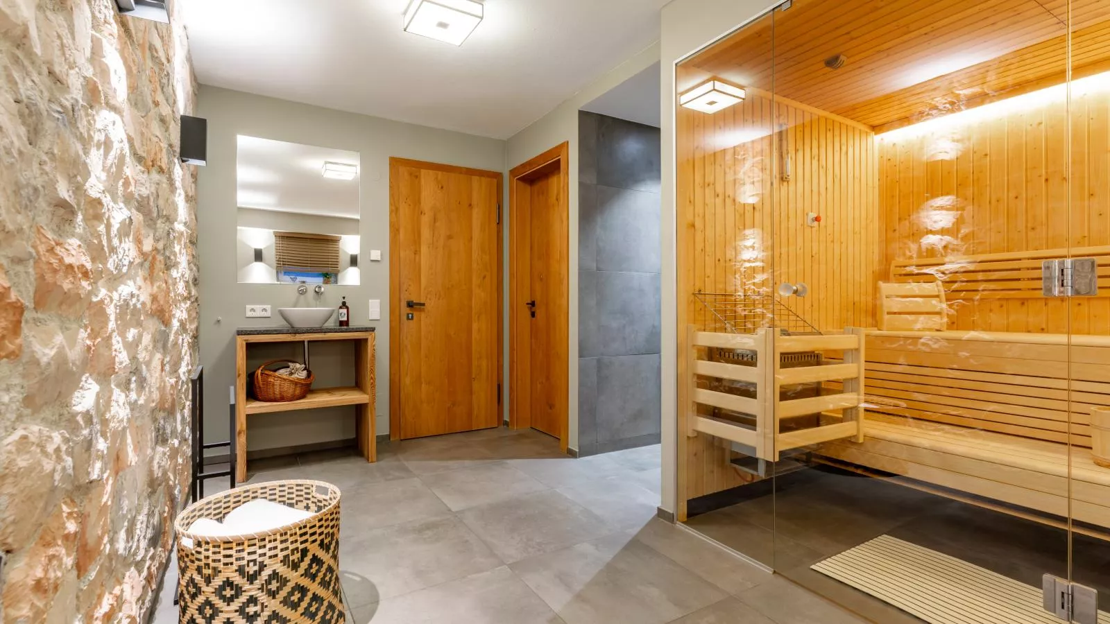 Chalet Schneelöwe L-Sauna