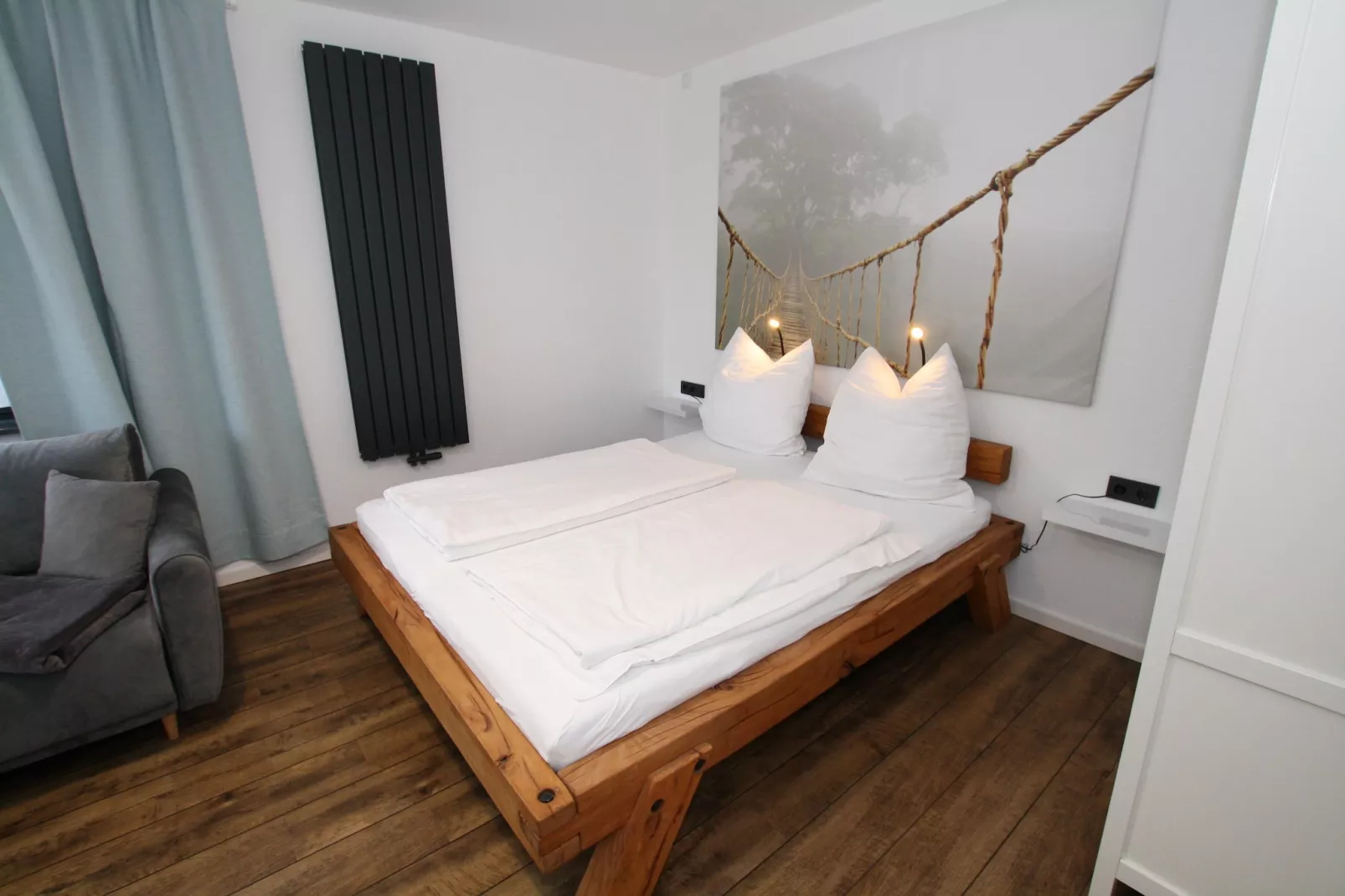 Ferienhaus mit Wasserblick 3 Pers-Slaapkamer