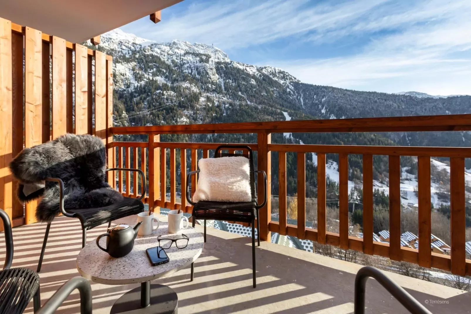 VAUJANY Le Saphir-A38P-Terrasbalkon