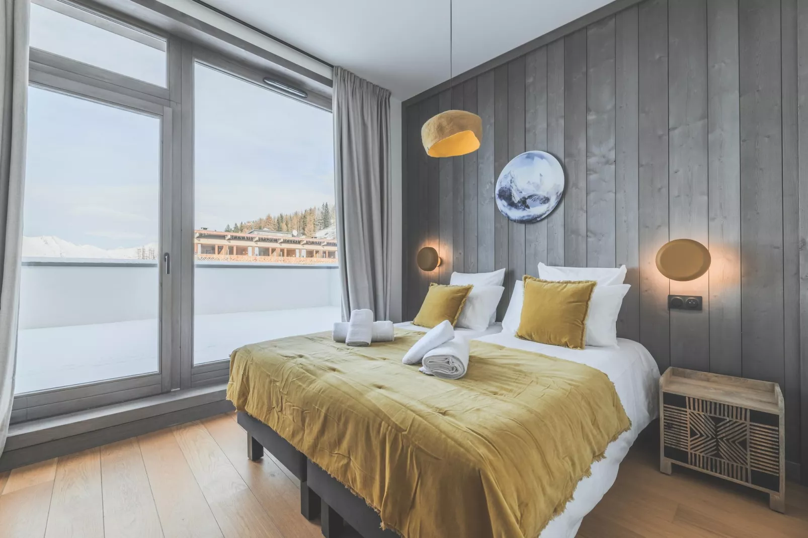 Résidence PLAN PEISEY Le Quartz -A48S-Slaapkamer