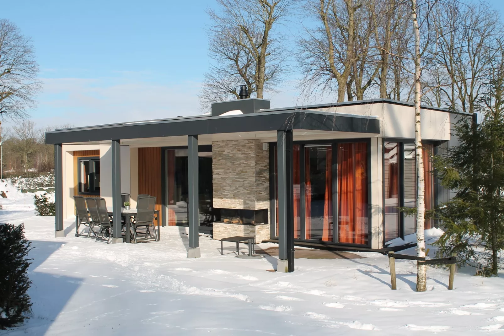 Holiday Villa | 2 - 6 people-Exterieur winter