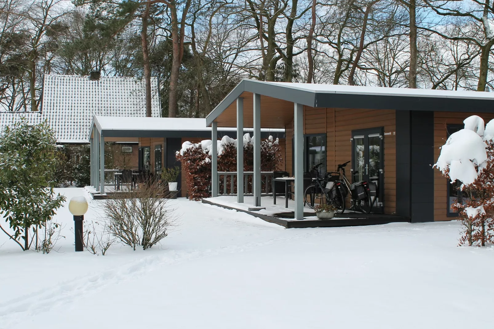 Patio Bungalow Chalet | 2 - 6 people-Exterieur winter
