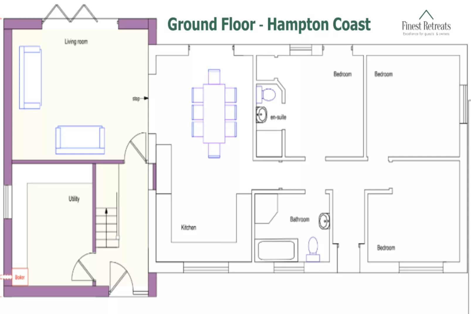 Hampton Coast-Plattegrond