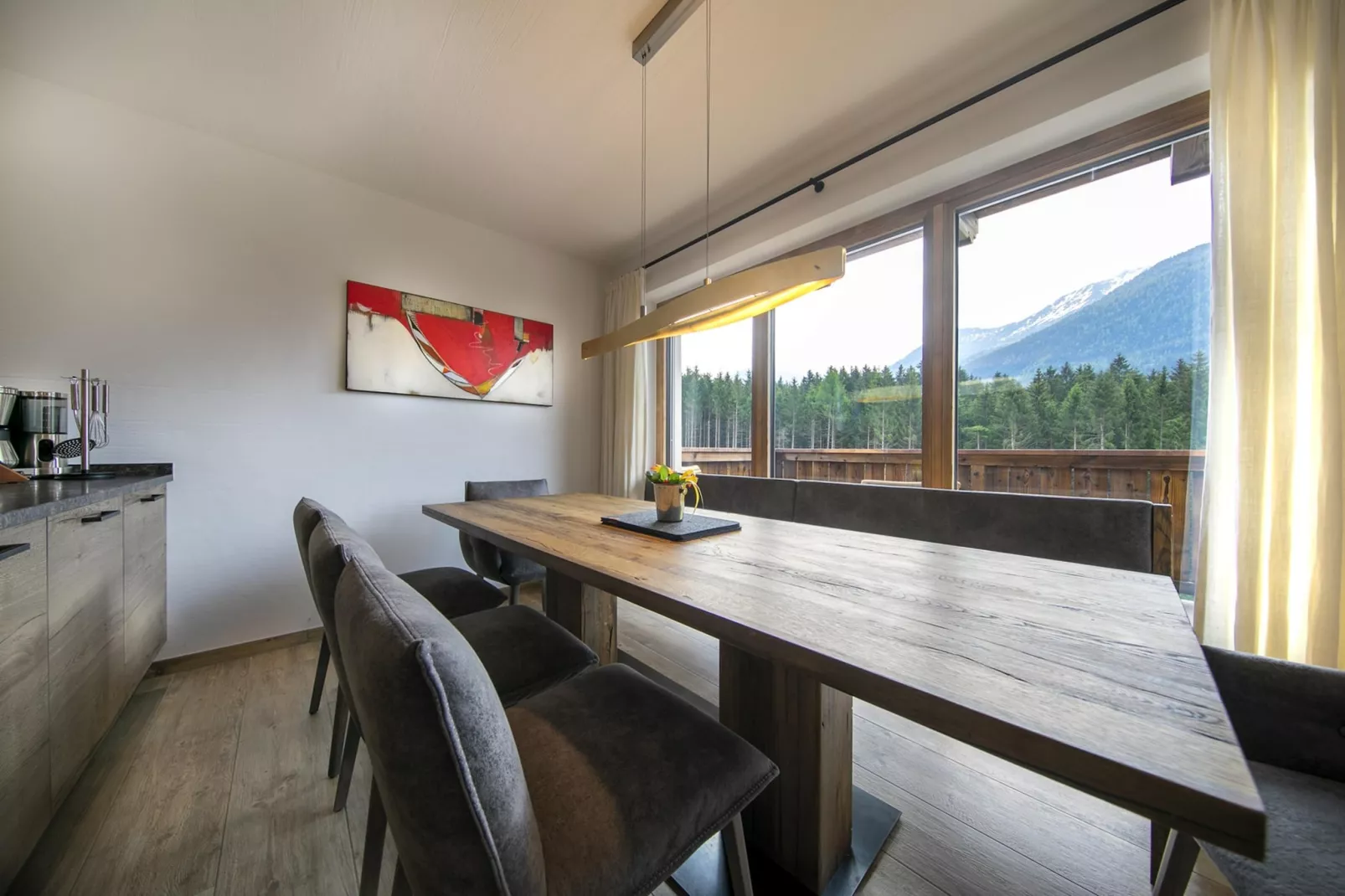 Nationalpark Chalet Grosser Happ-Eetkamer