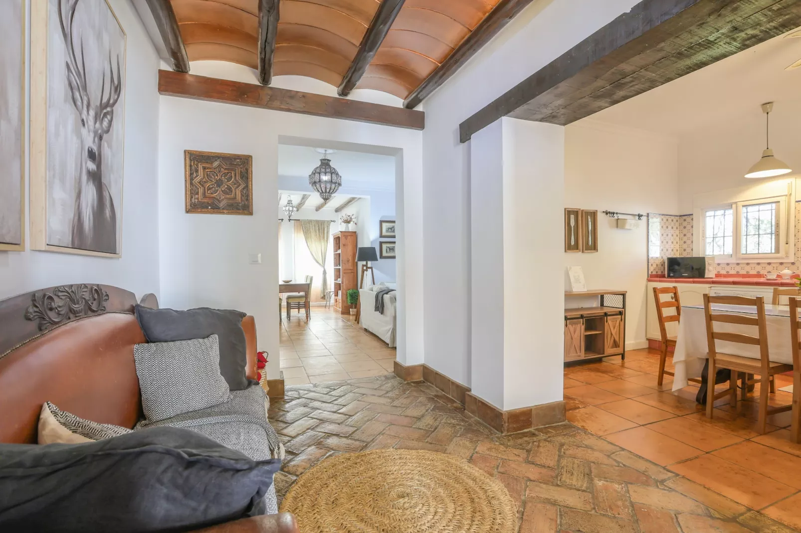 Casa Rural Los Menestrales-Woonkamer
