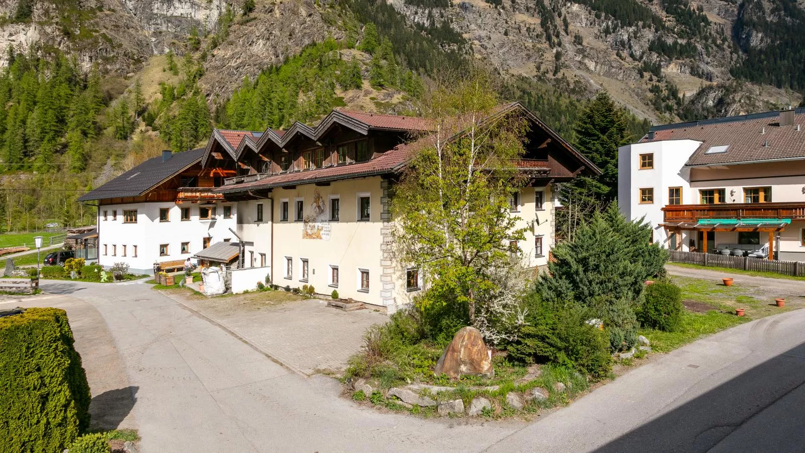 Schweizerhof Apfelrose-Buitenkant zomer