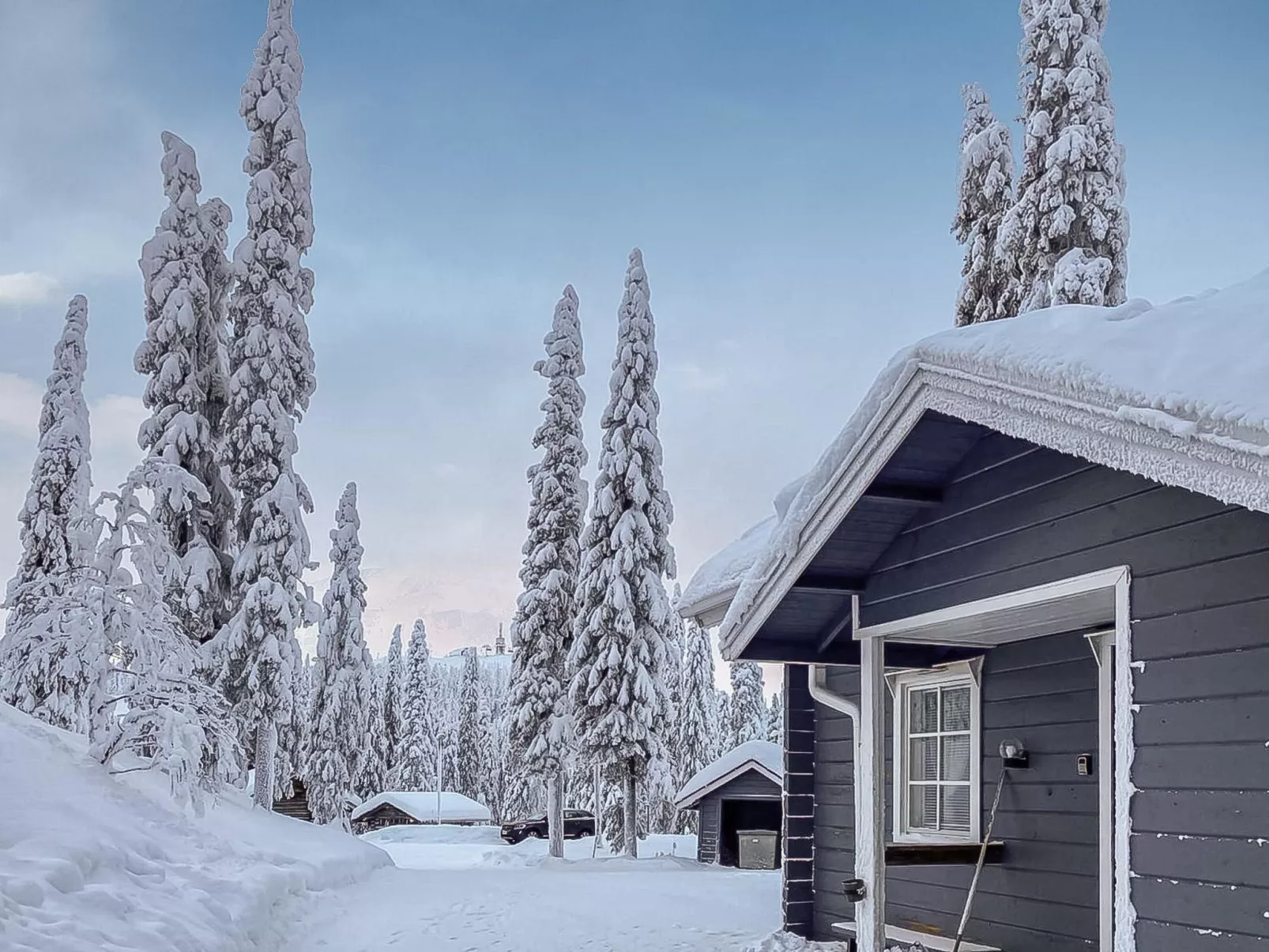 Lumi casa ruka-Buiten