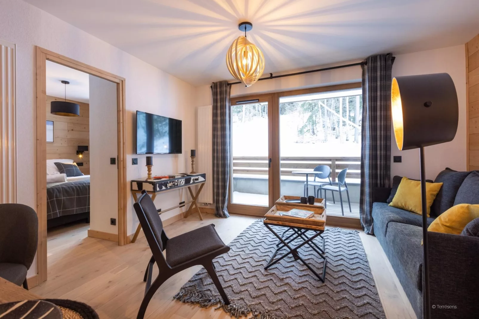 PLAGNE MONTALBERT Le Snoroc- A24S-Woonkamer