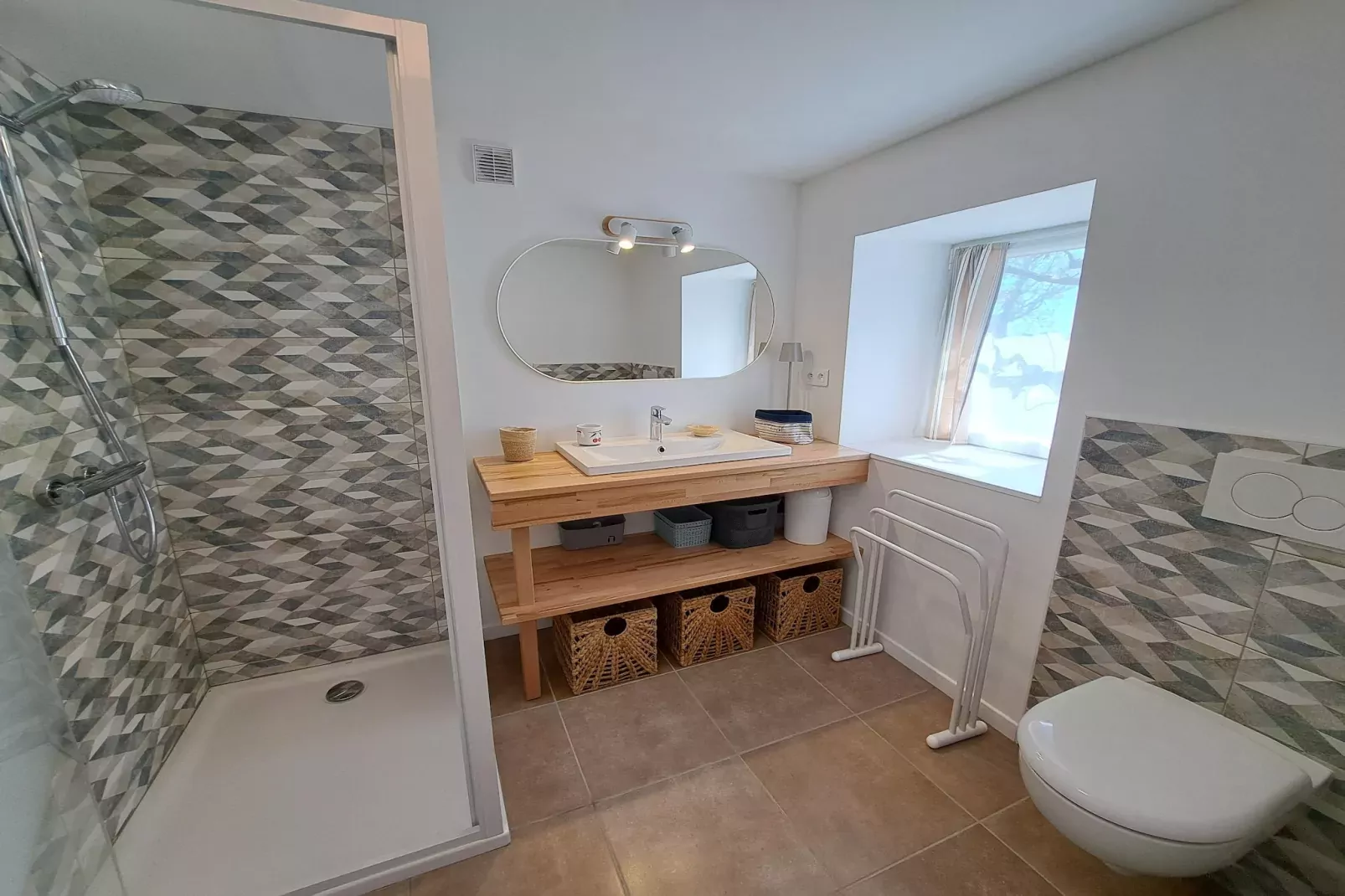 Granitsteinhaus in Strandnähe Trégunc-Badkamer