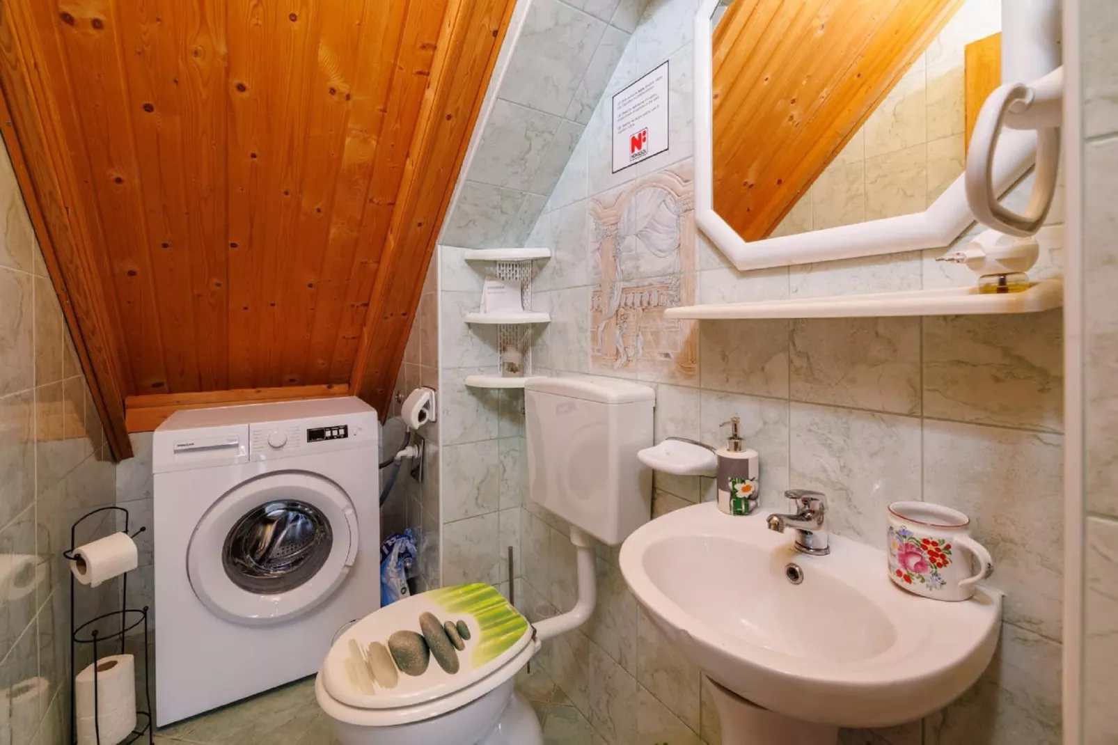 Holiday Home Bribirka-Badkamer