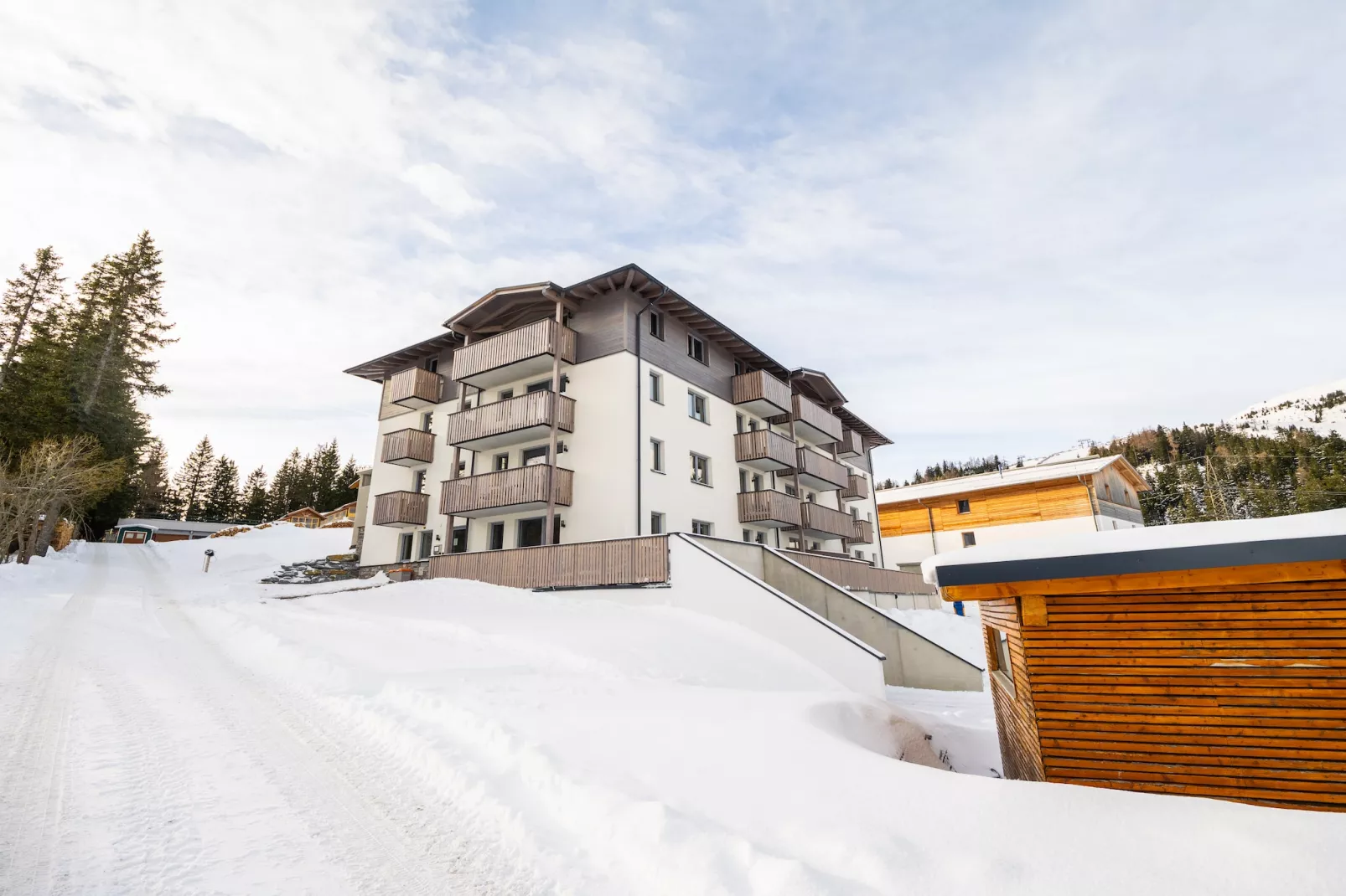 Penthouse Four-bedroom Apartment – KA4P-Exterieur winter