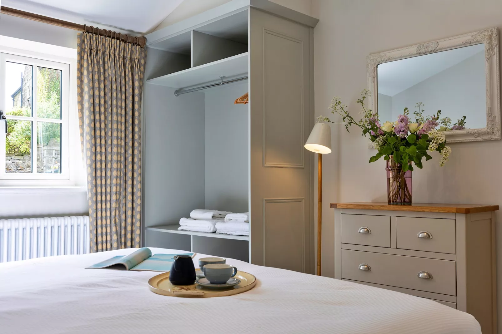 Cherry Cottage Nr Grantley Hall-Slaapkamer
