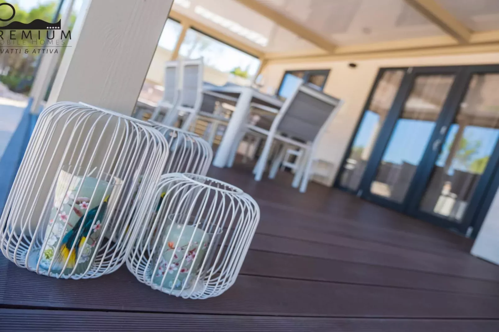 Charming Two-bedroom Mobile Homes Drage - Mobile Home with Sea View and Terrace-Buitenlucht