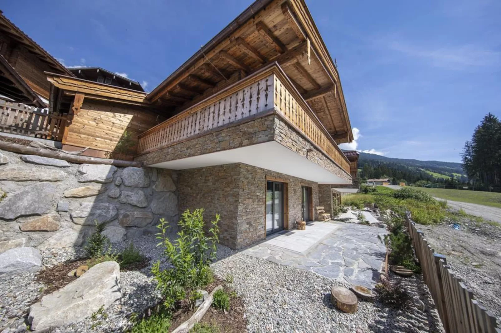 Nationalpark Chalet Keeseck-Buitenkant zomer