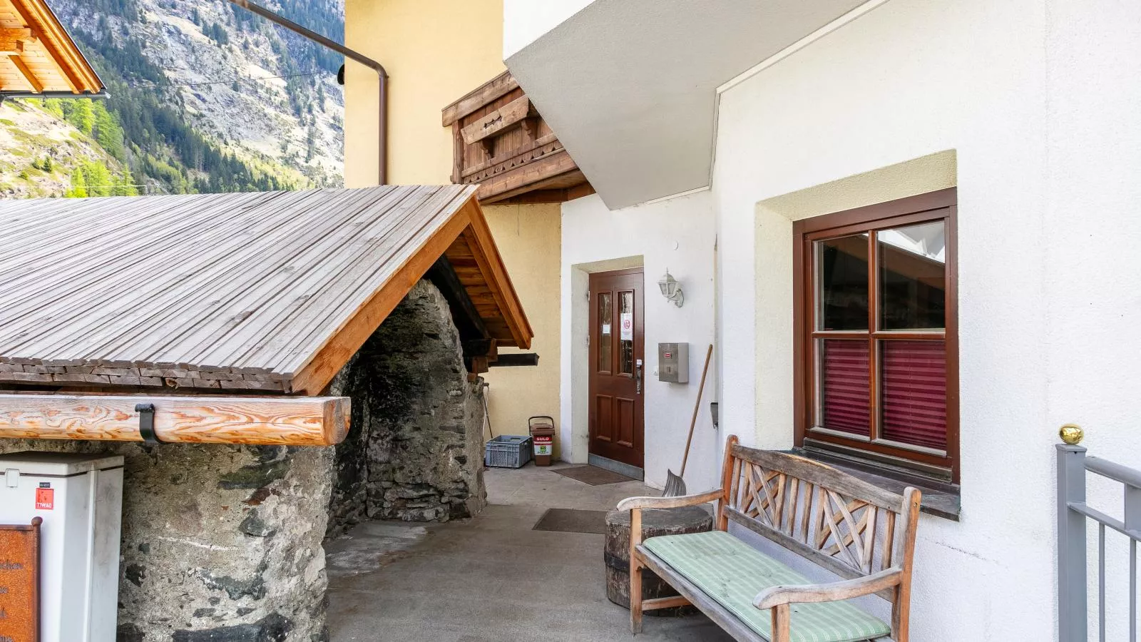 Schweizerhof Apfelrose-Buitenkant zomer