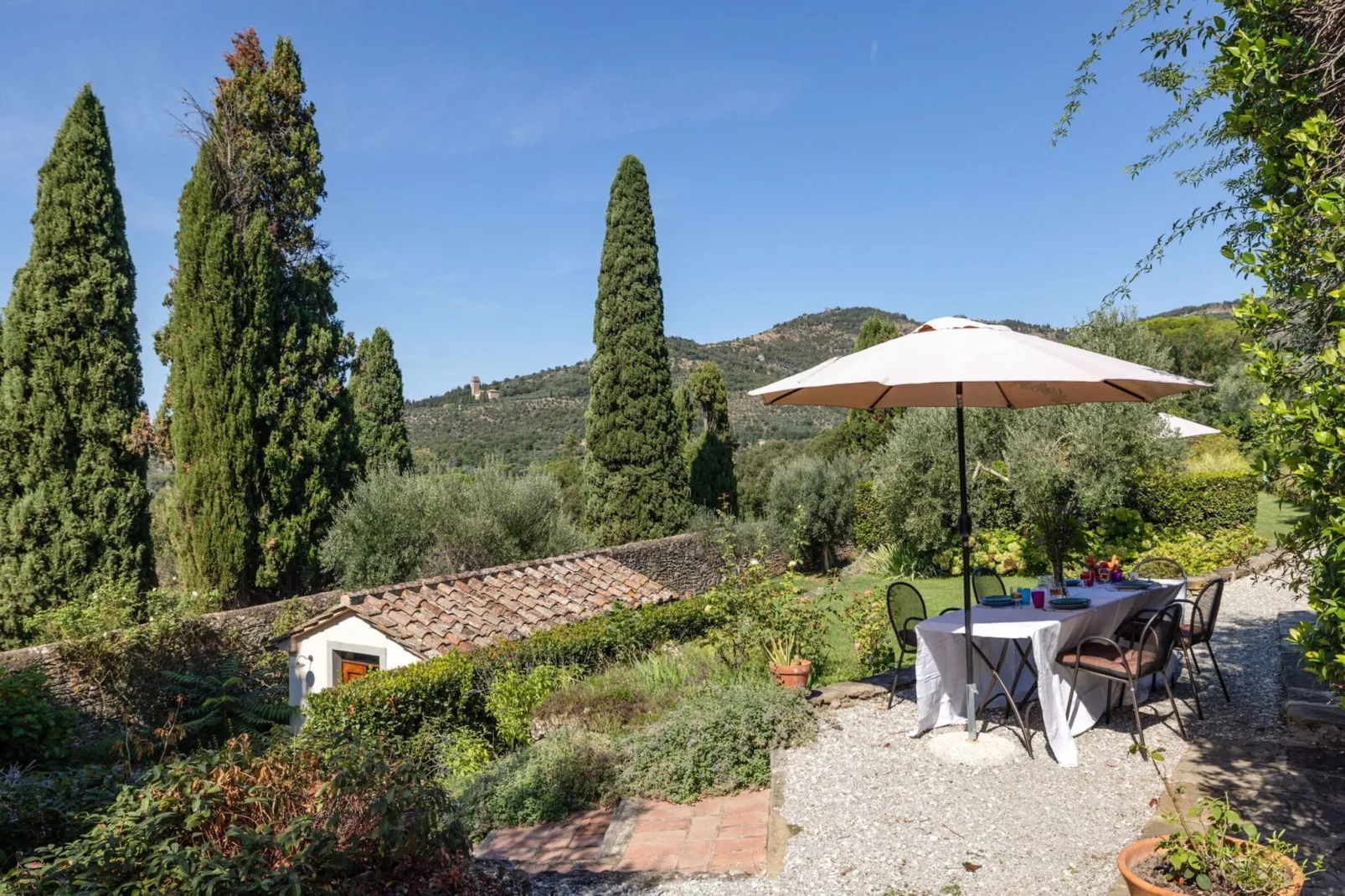 Villa delle Rose-Tuinen zomer