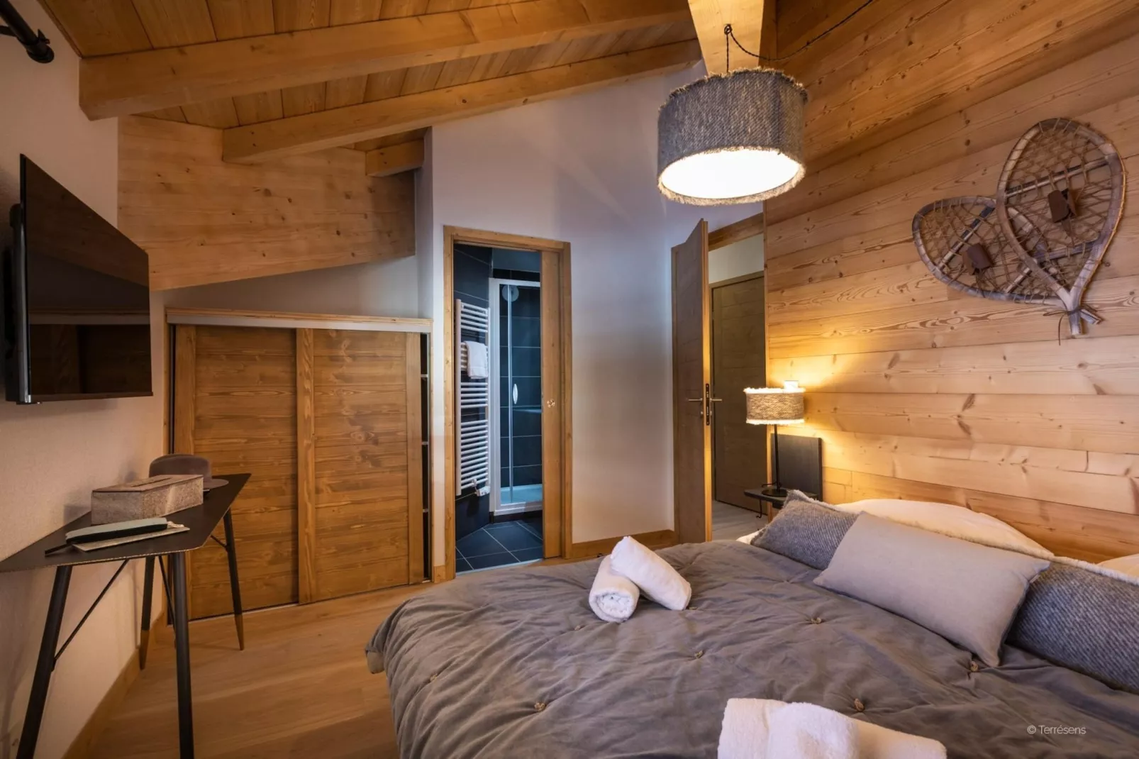 LES DEUX ALPES Neige et Soleil -A38P-Slaapkamer