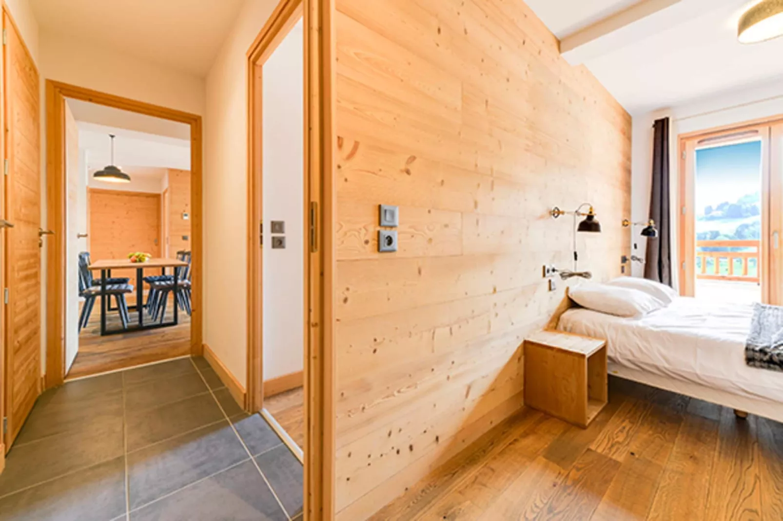 COMBLOUX Les Fermes du Mont Blanc-A48S-Slaapkamer