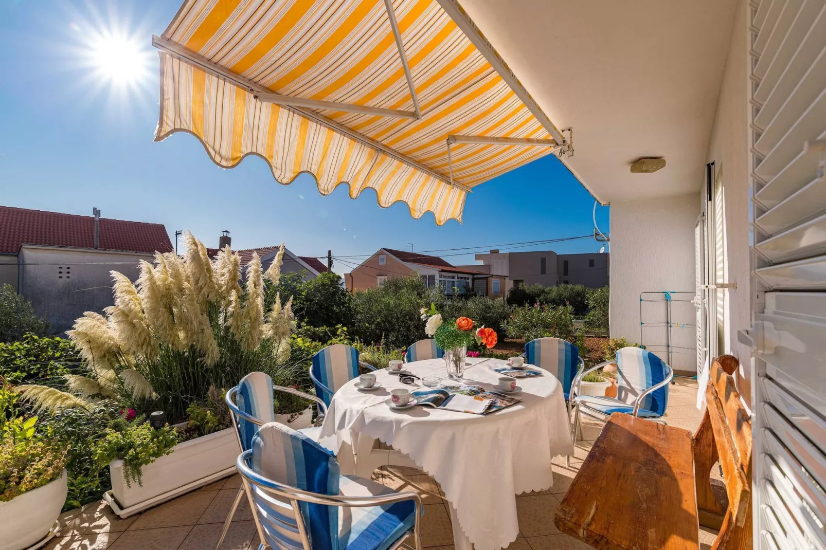 Apartments Barbarella - Two Bedroom Apartment A1-Terras