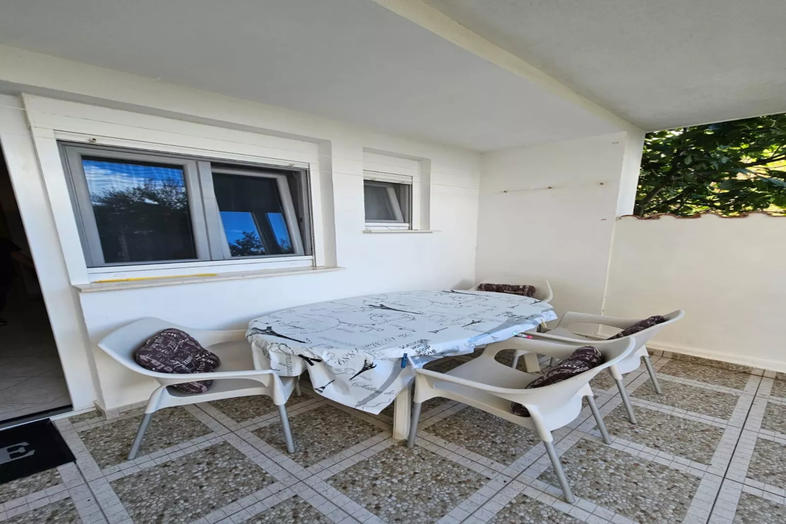 Apartments Olga - one bedroom apartment A1-Terras