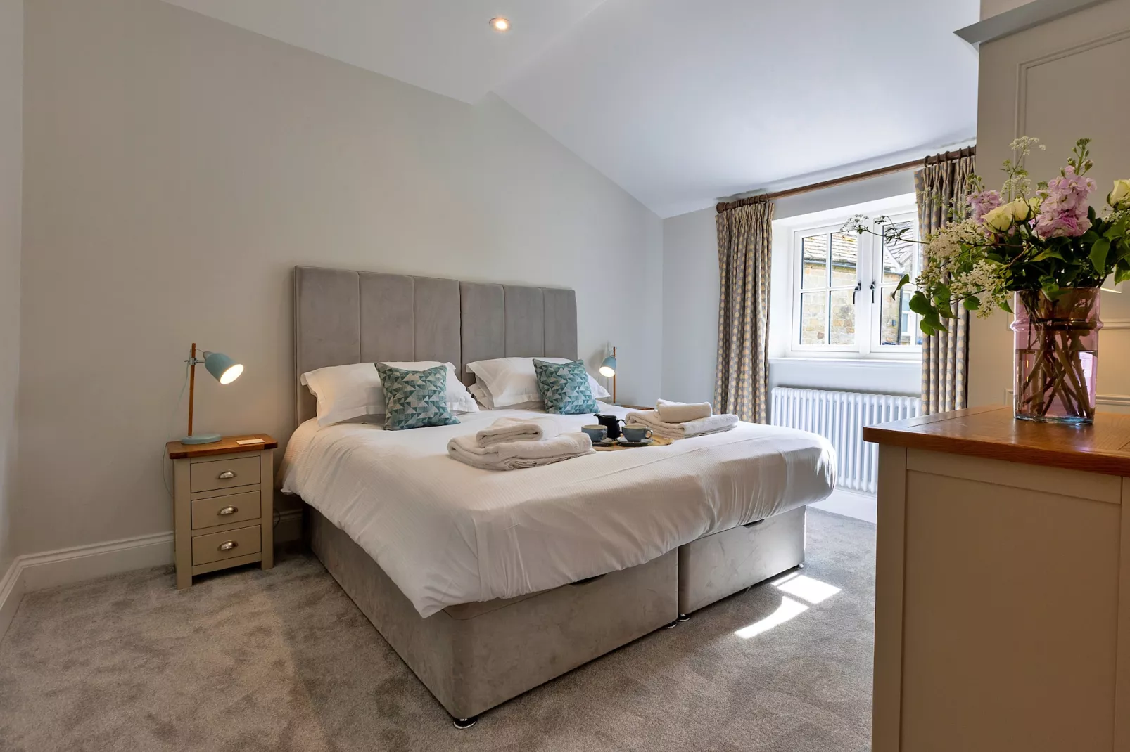 Cherry Cottage Nr Grantley Hall-Slaapkamer