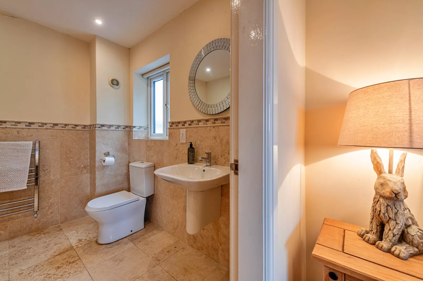 Groes Faen Bach Farmhouse-Badkamer
