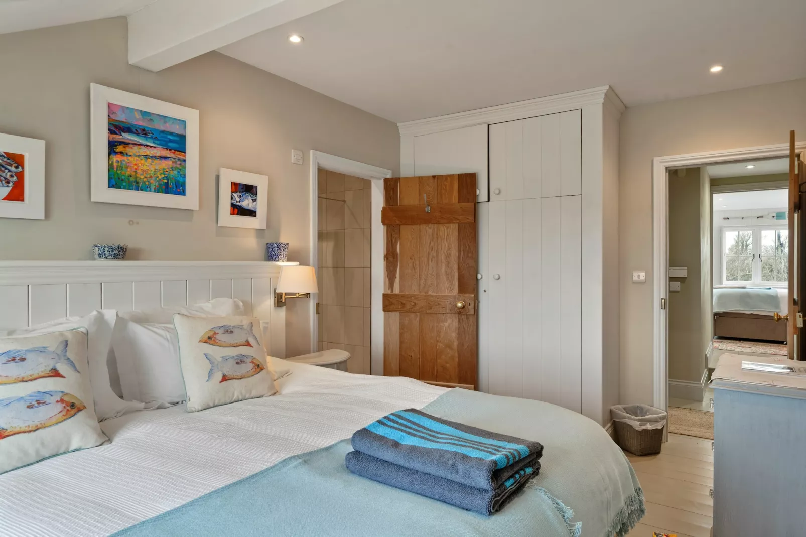 St Eval School House-Slaapkamer