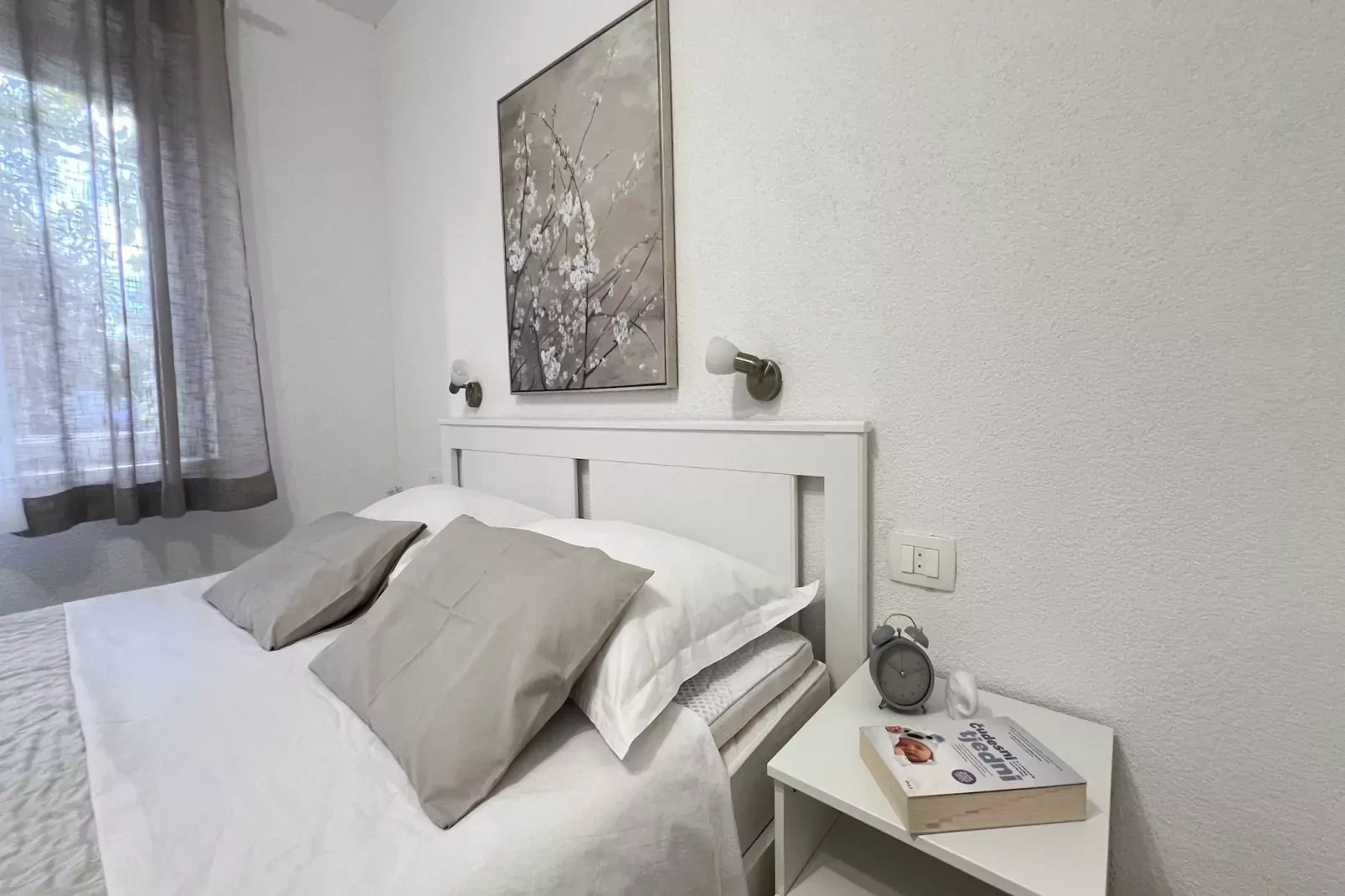 Apartmani Vela Makarska - Studio With Garden View-Slaapkamer