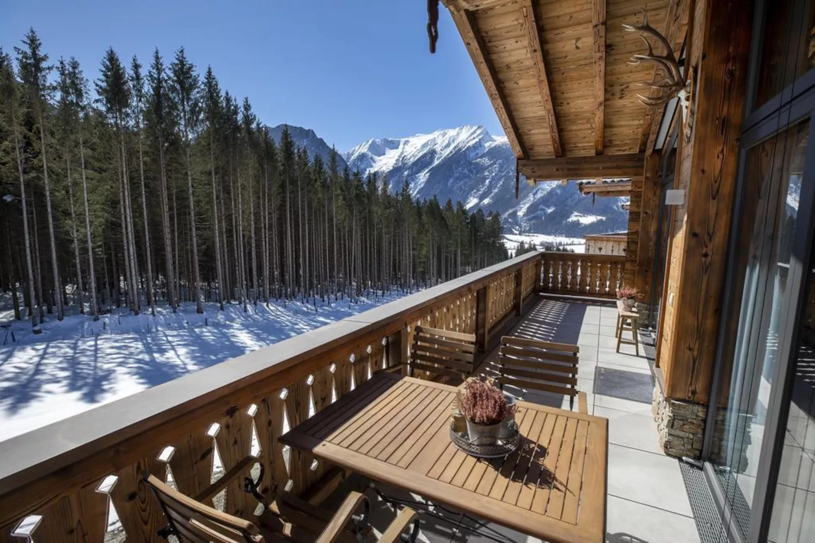 Nationalpark Chalet Keeseck-Uitzicht winter