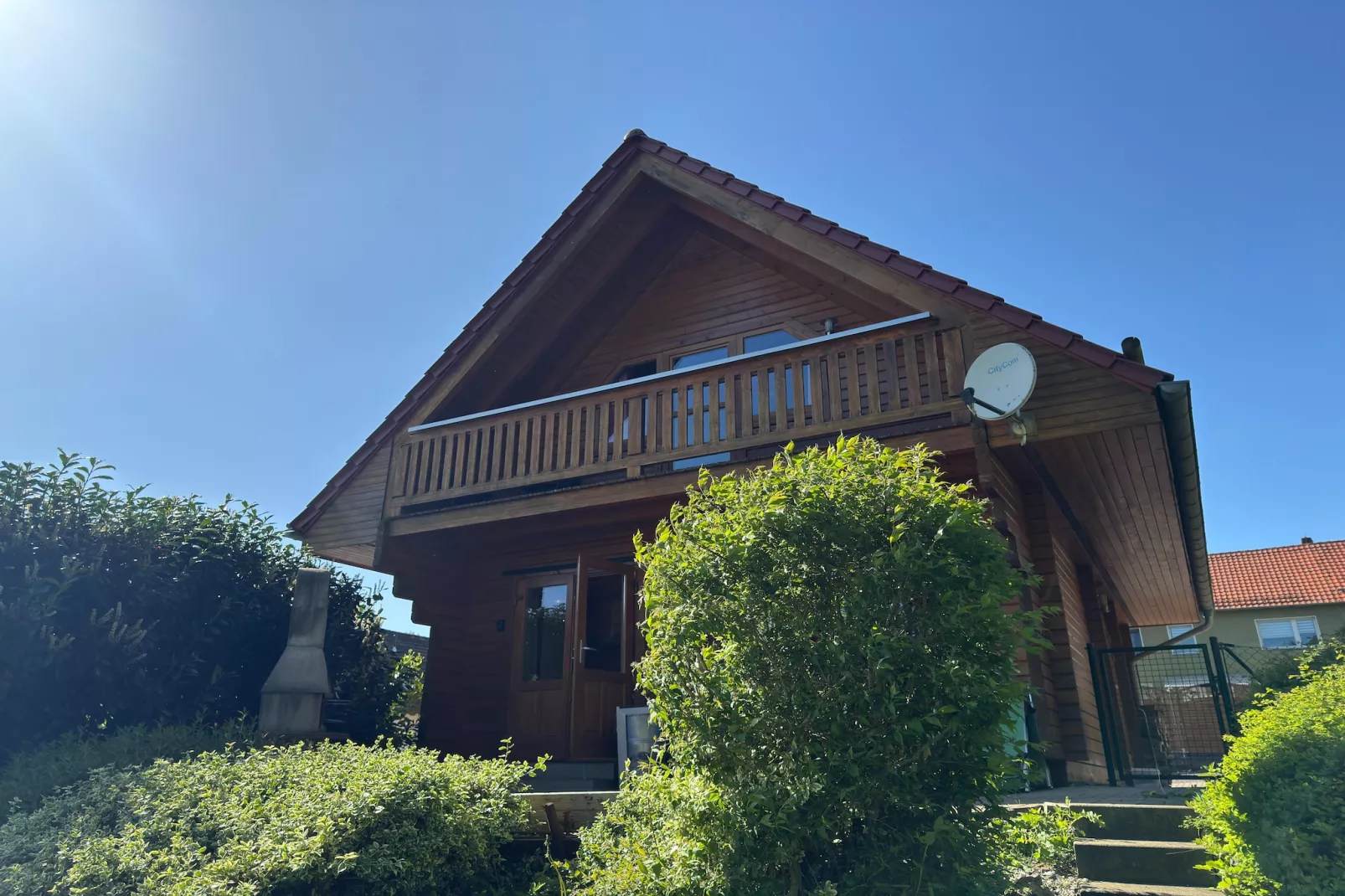 Blockhaus I-Buitenkant zomer
