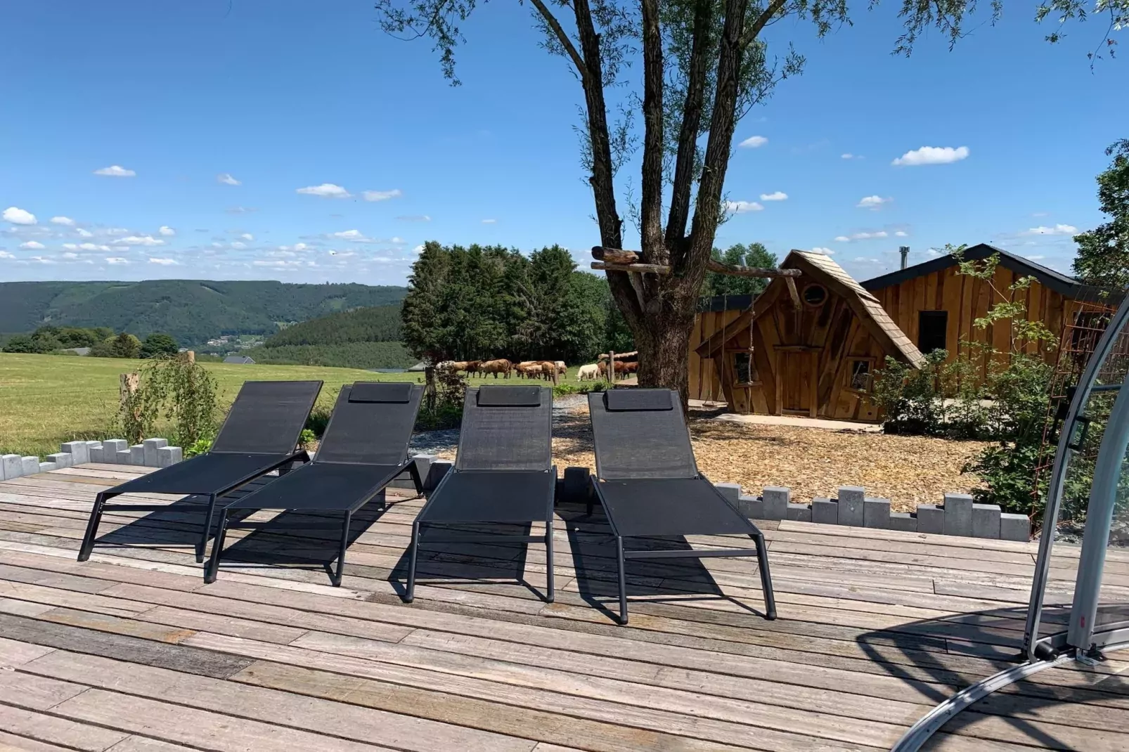 Chalet Bulle-Terrasbalkon