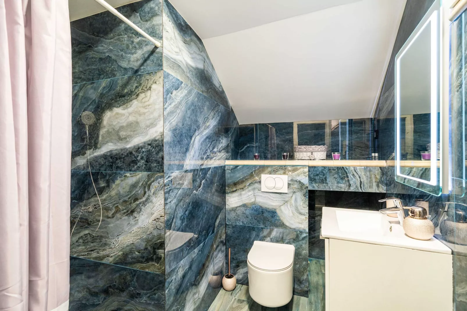 Apartments Dub - One-Bedroom Apartment  (no.4)-Badkamer