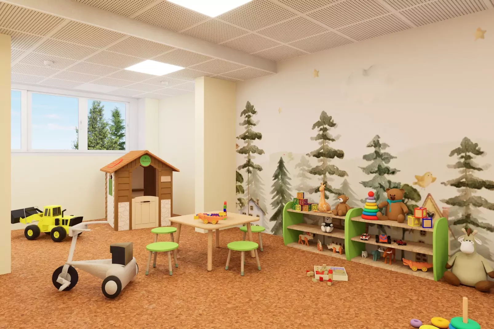 IFA Schöneck Ferienpark - 1_5 Raum App View / AP15V mit Balkon-Parkfaciliteiten