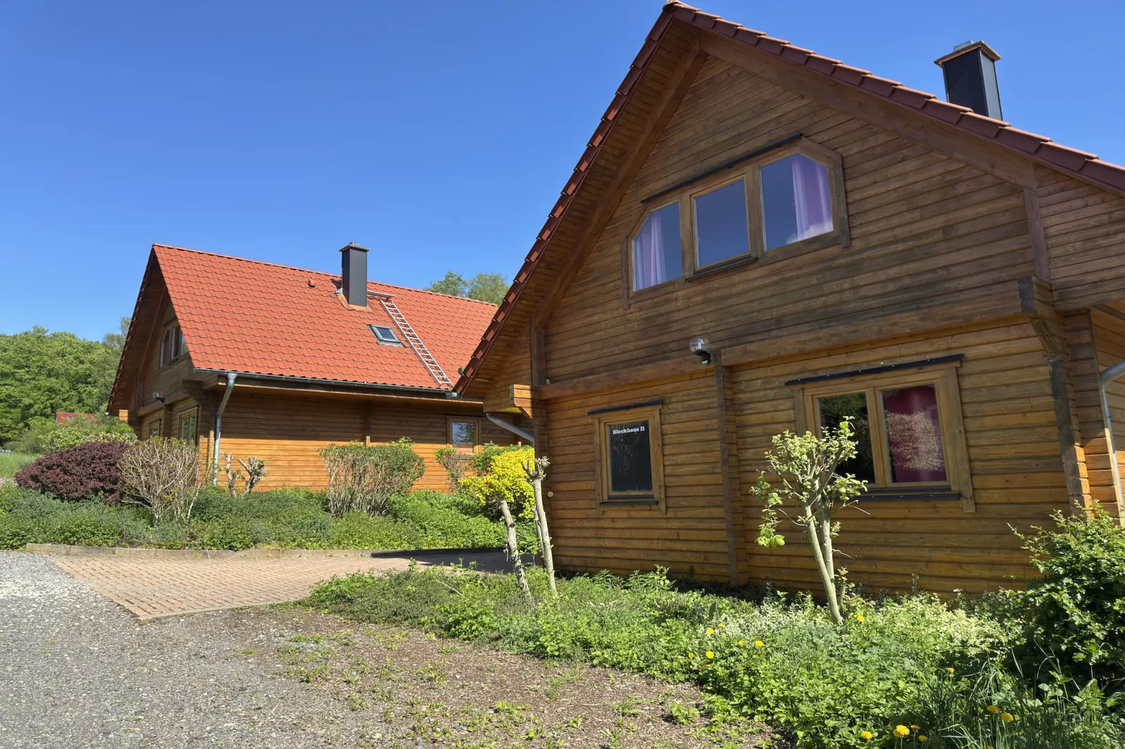 Blockhaus I-Buitenkant zomer