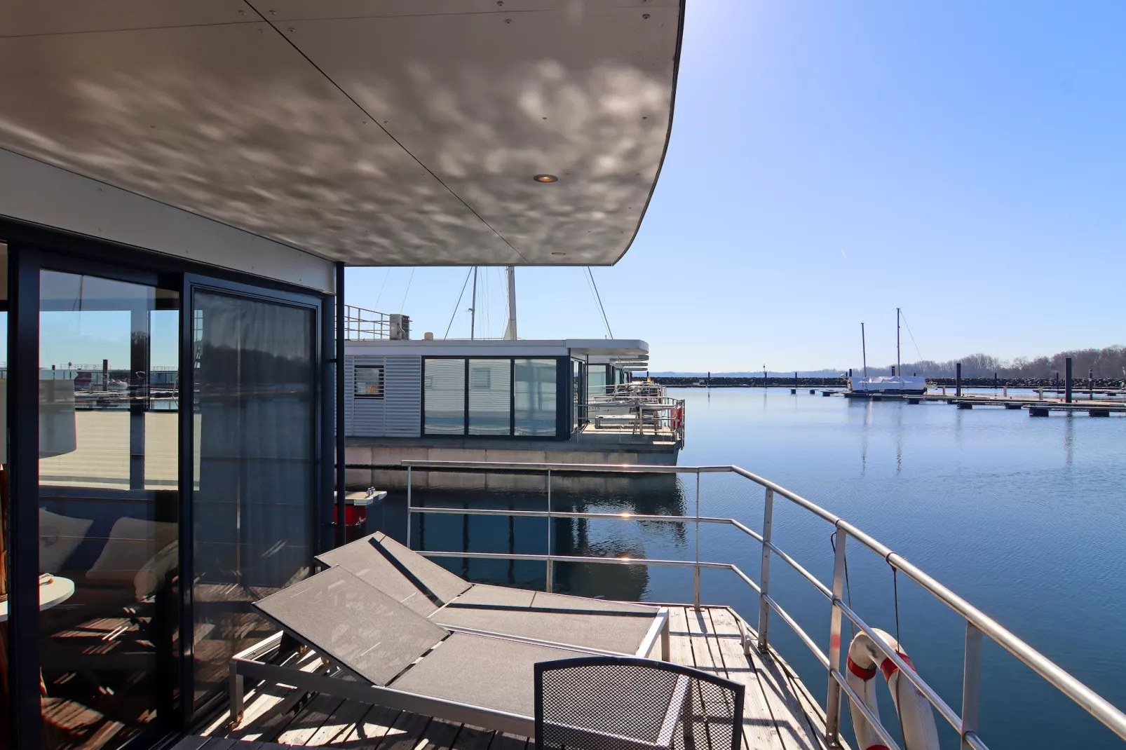 Hausboot Familiy & Friends LP 1 / 1-2 Personen-Terrasbalkon