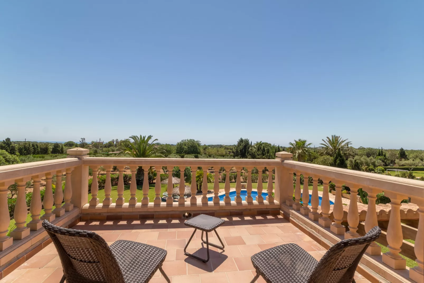 S'hort d'Or, Finca 5StarsHome Mallorca-Terrasbalkon