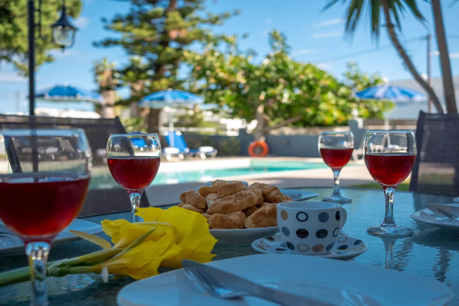 Spyros Villa Apartment 3-Zwembad