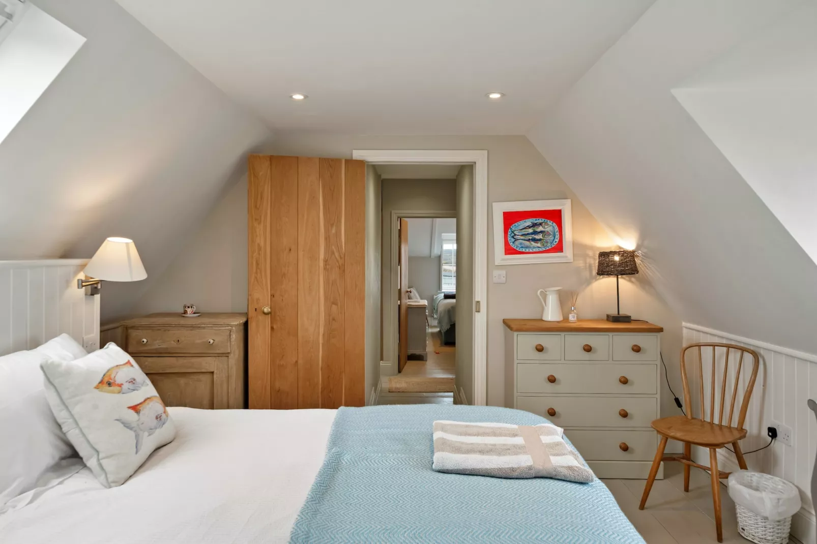 St Eval School House-Slaapkamer