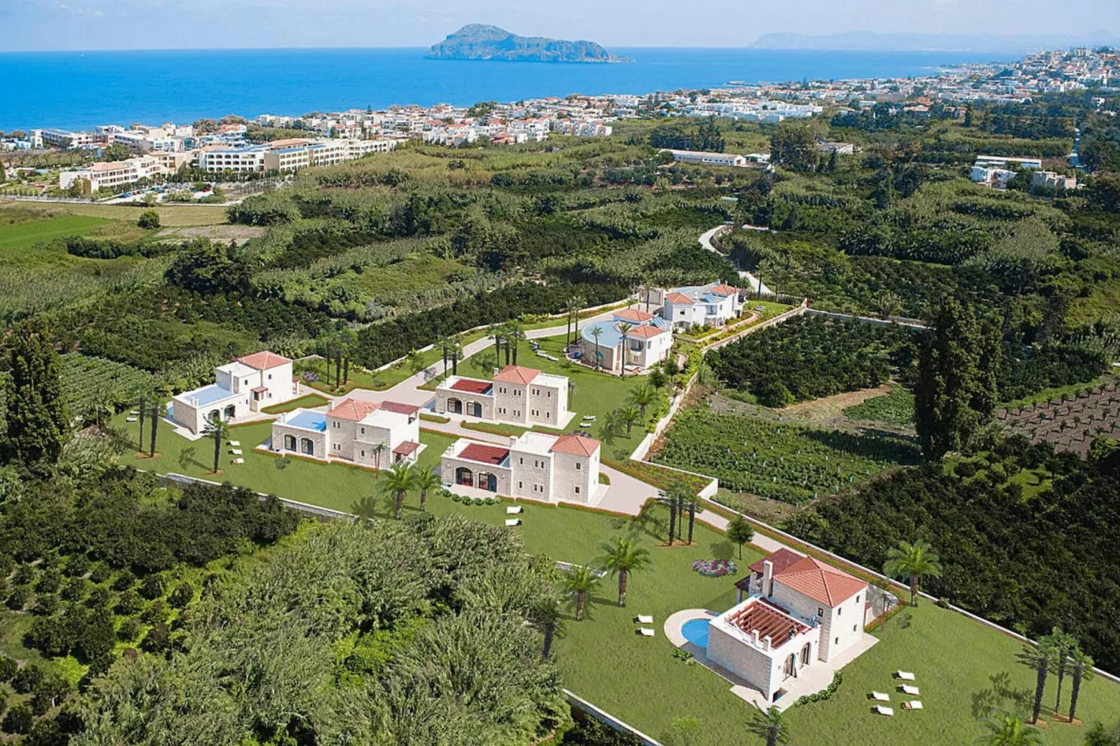 Caldera Villas Platanias - 2-bedroom Villa 180 qm-Gebieden zomer 1km
