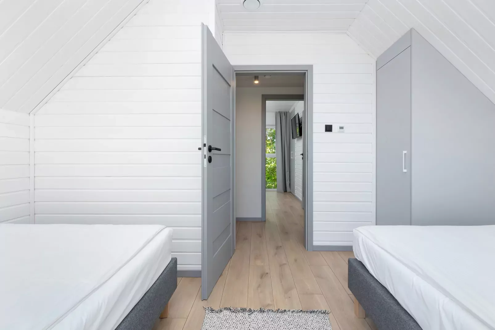 Villa Hoff Ferienhäuser Domek 6 Pers-Slaapkamer