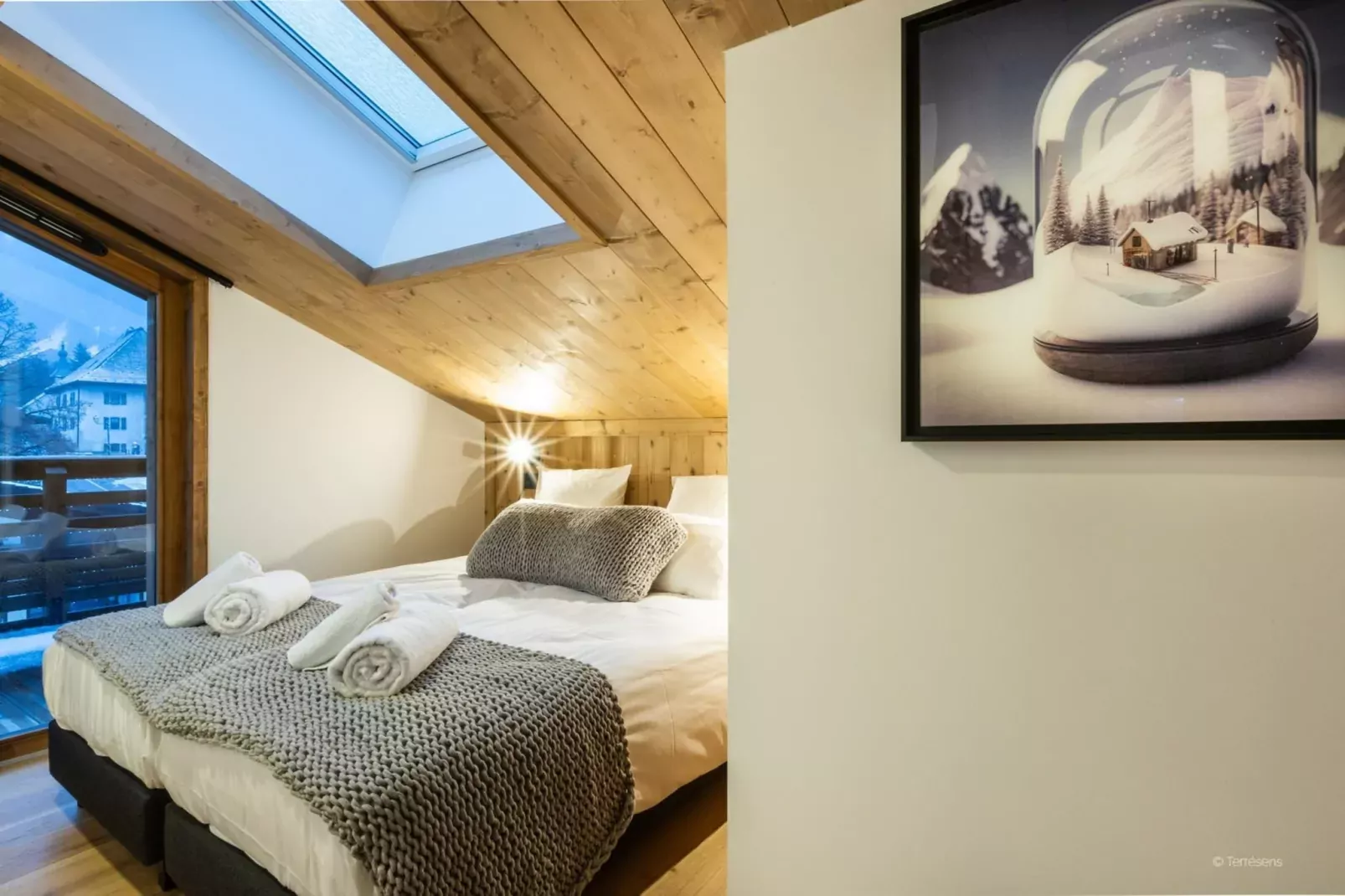 CHAPELLE DABONDANCE Le Flocon Blanc A40P-Slaapkamer
