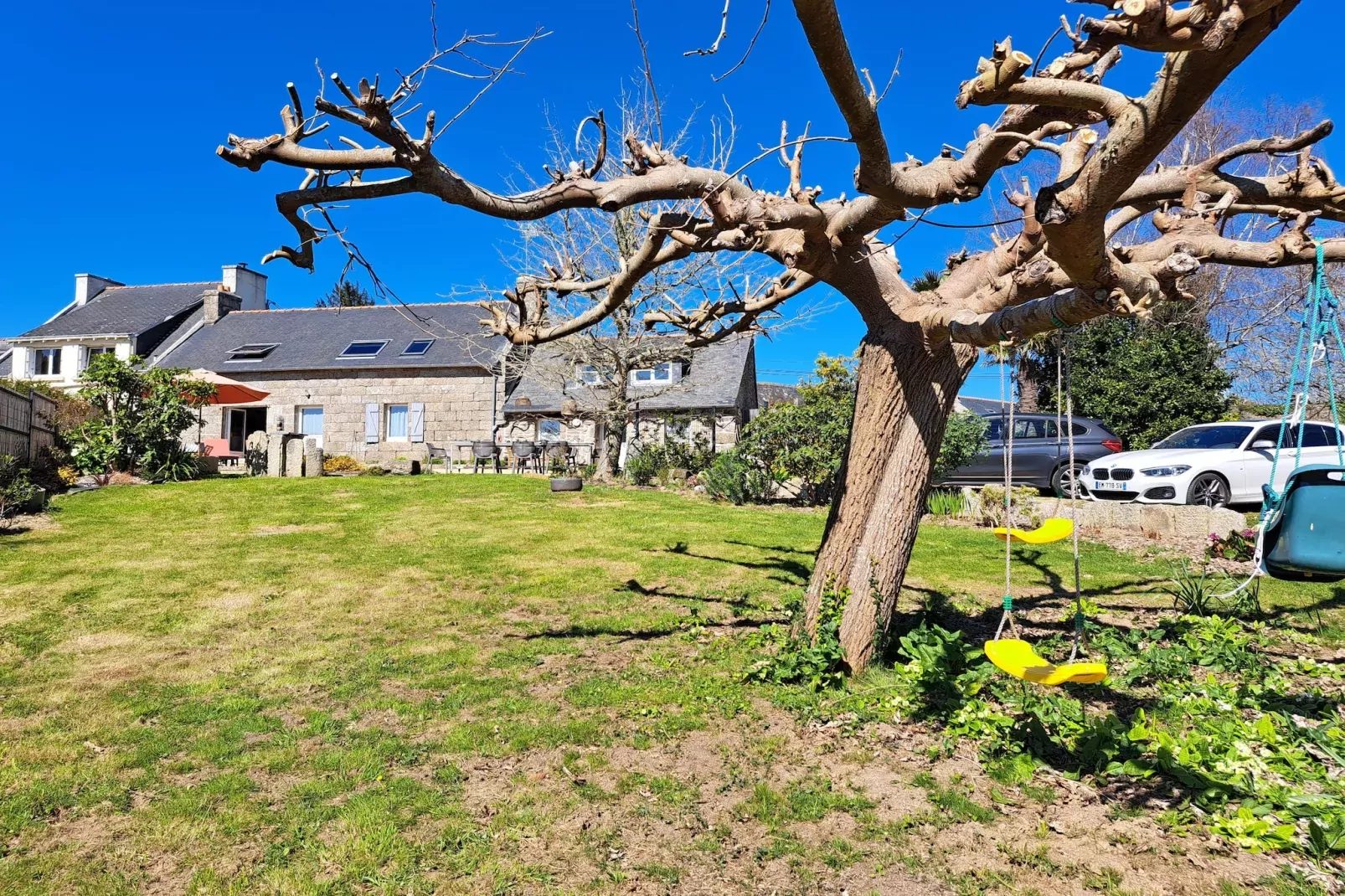 Granitsteinhaus in Strandnähe Trégunc-Buitenkant zomer