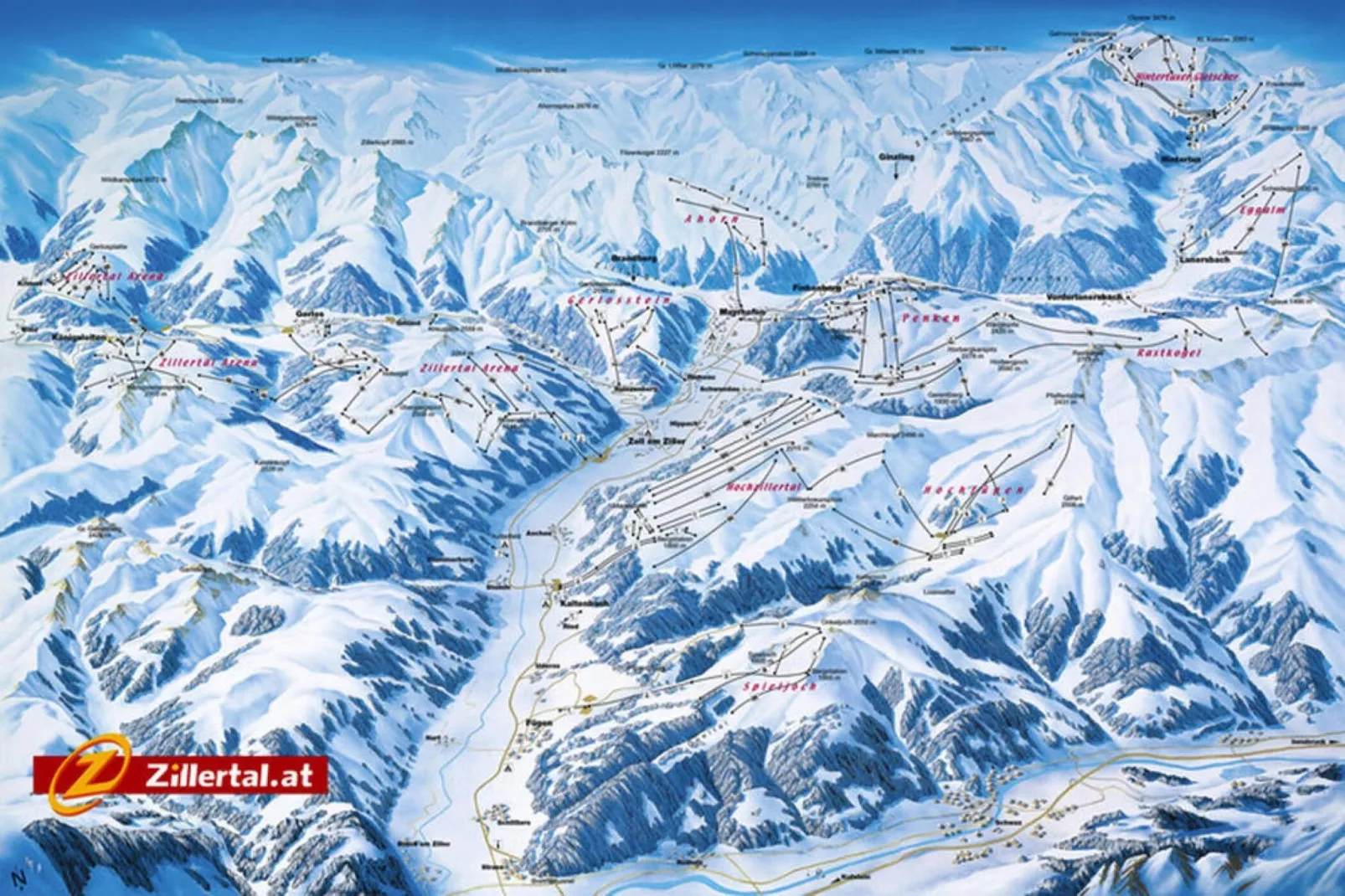 Haus Bergheim - 24 Personen-Gebied winter 5km