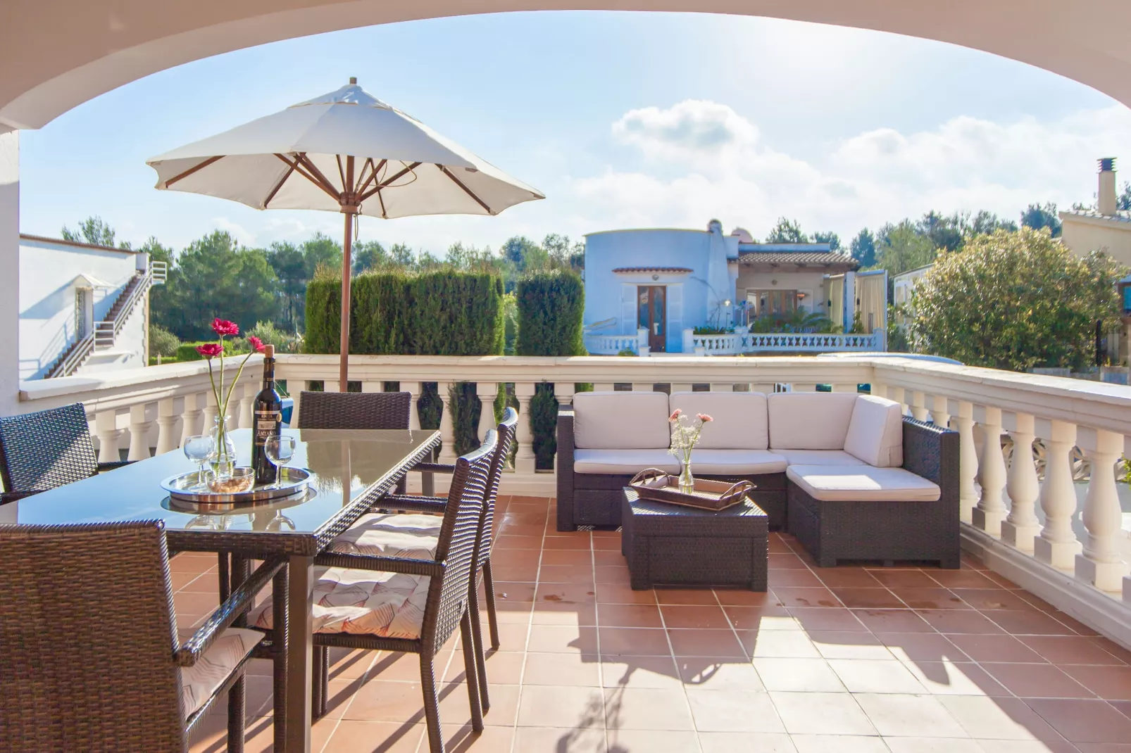Villa Germanor-Terrasbalkon