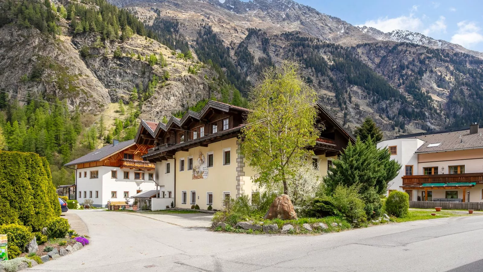 Schweizerhof Apfelrose-Buitenkant zomer
