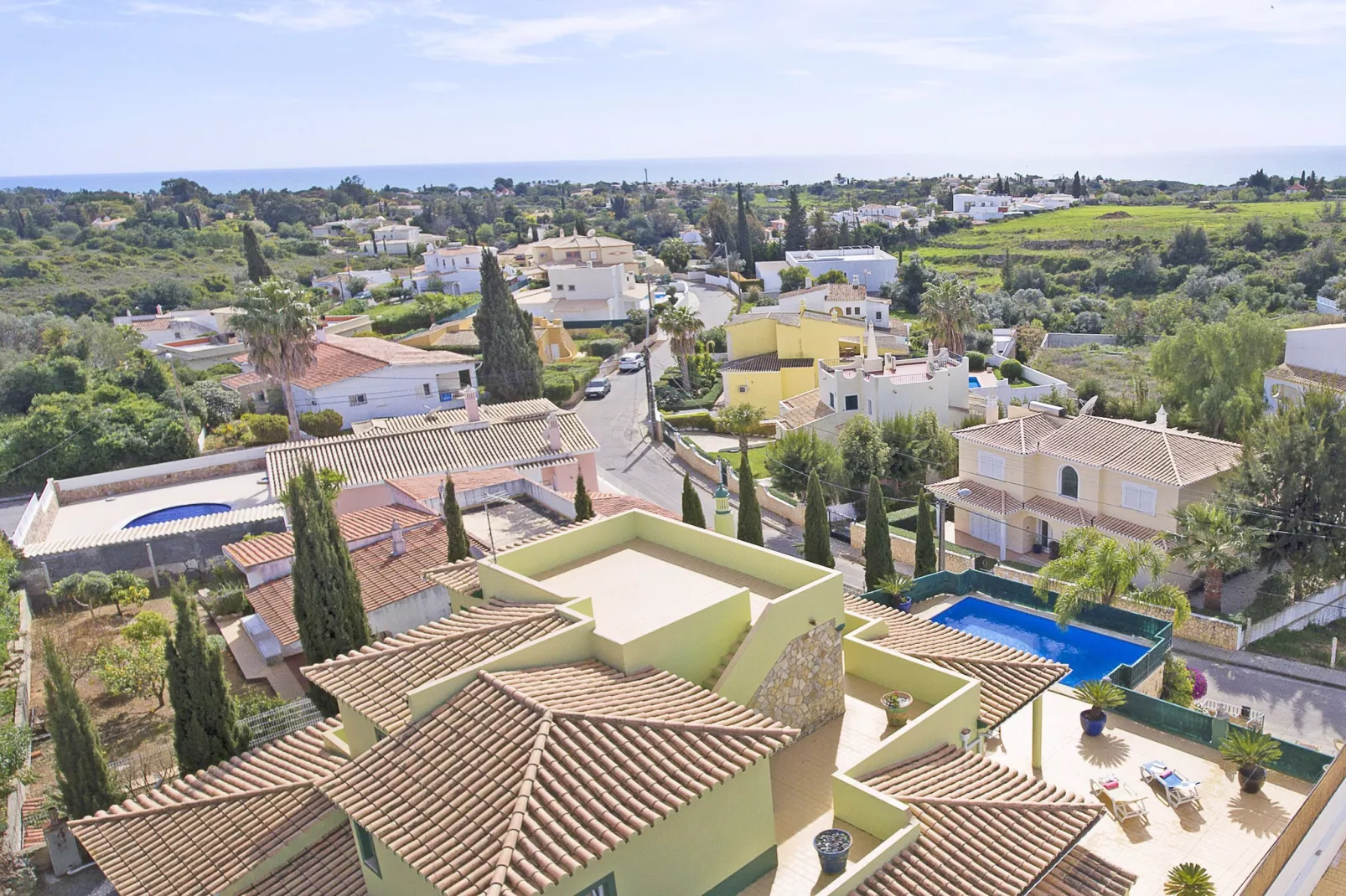 Villa Saint Thomas-Gebieden zomer 1km