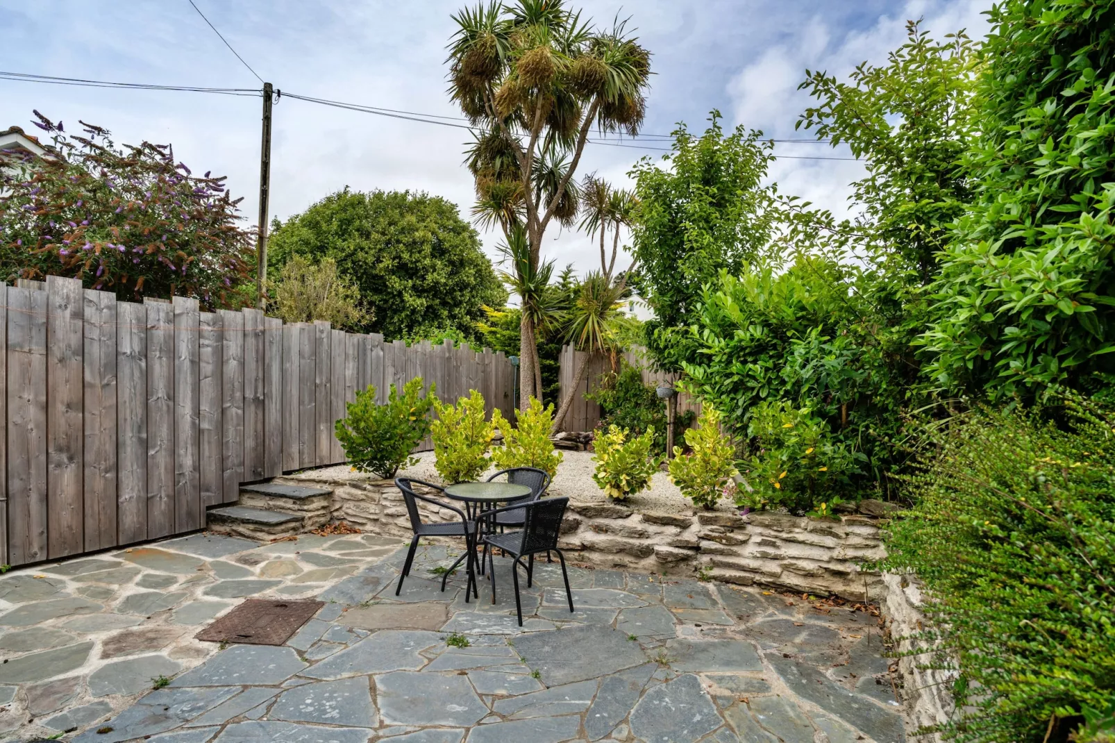 Porth Cottage-Tuinen zomer
