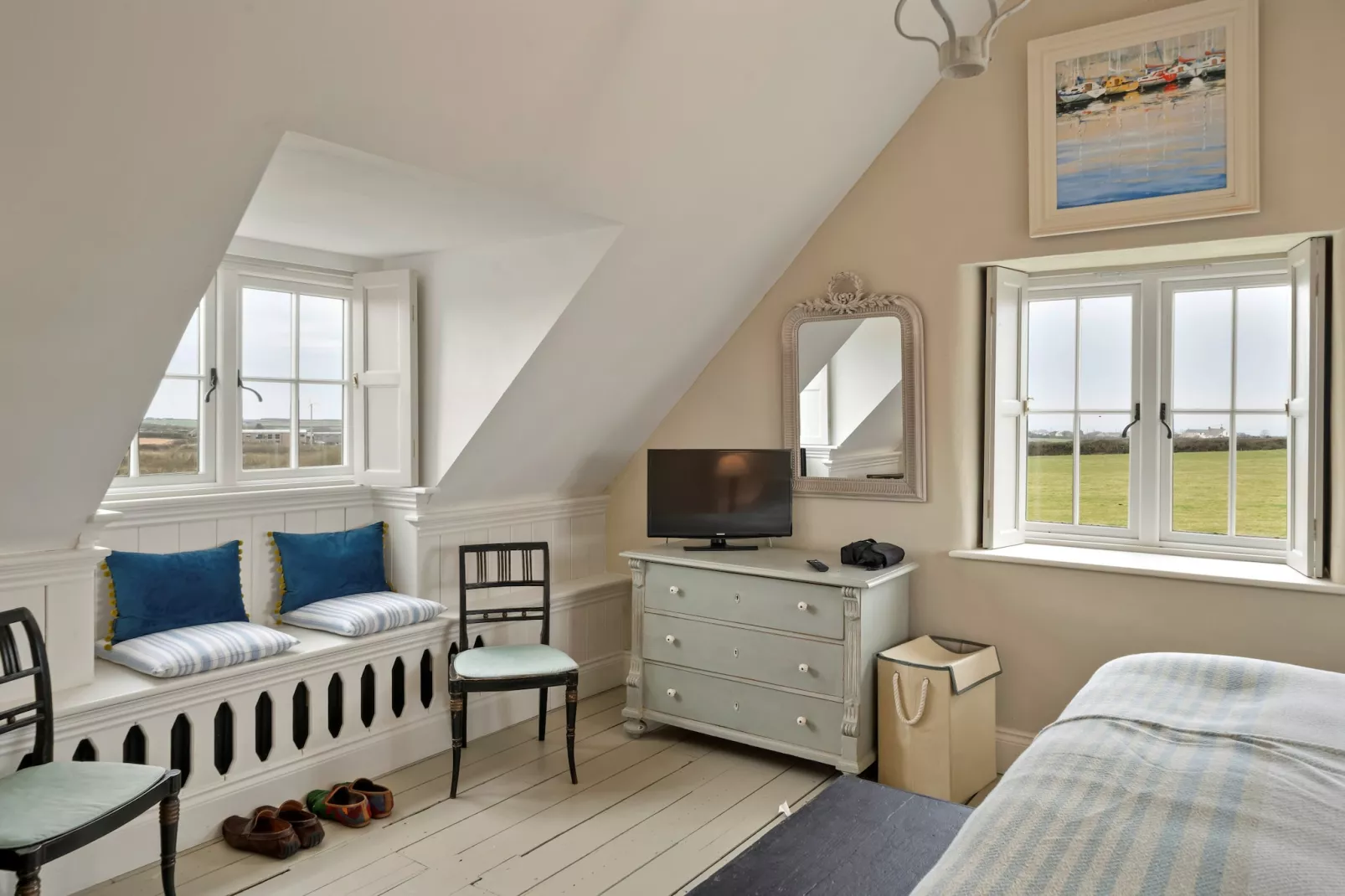 St Eval School House-Slaapkamer