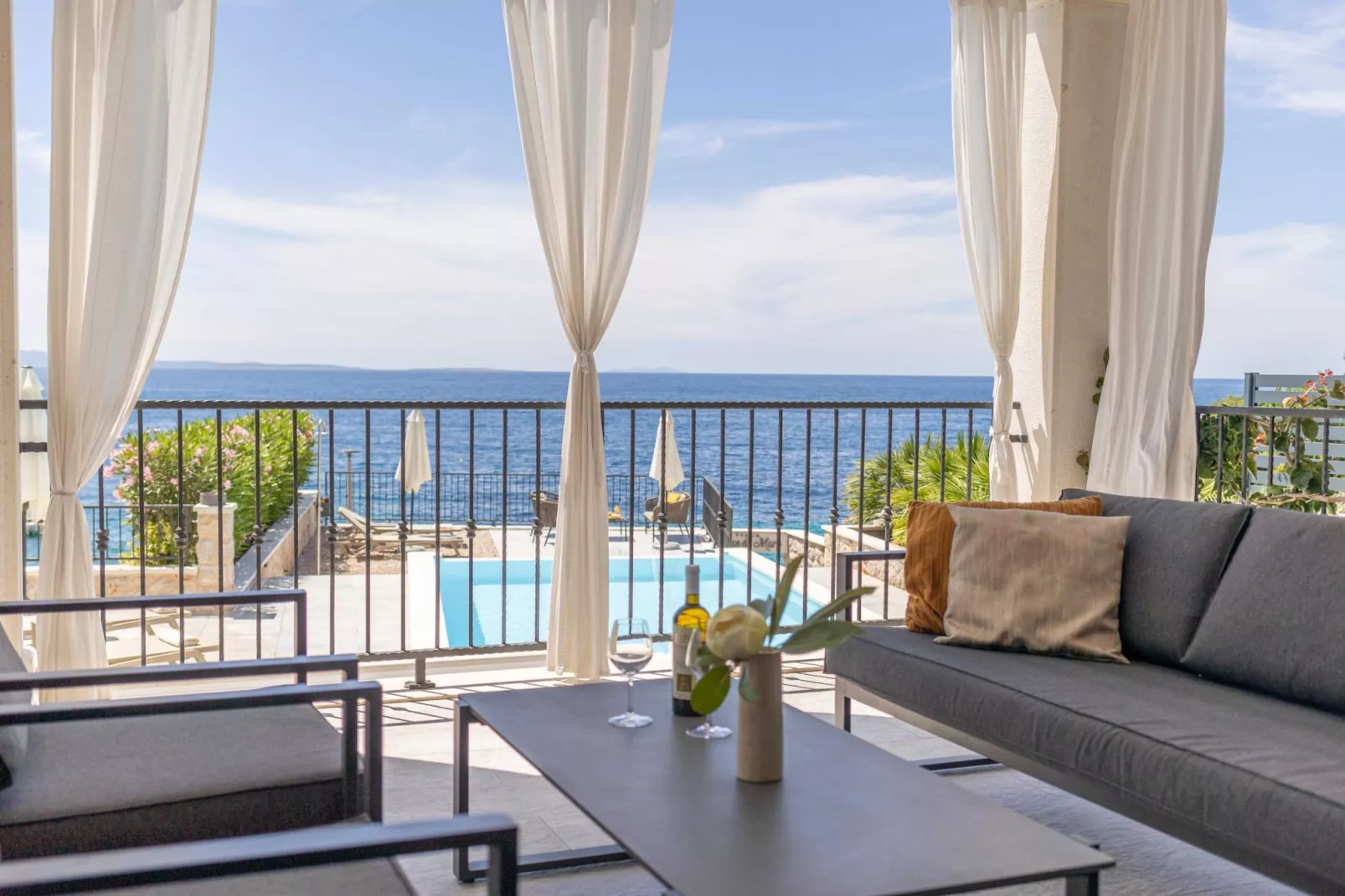 Sunlit Shores Beach Villa with Pool, Gym and Sauna - Three Bedroom Villa with Pool