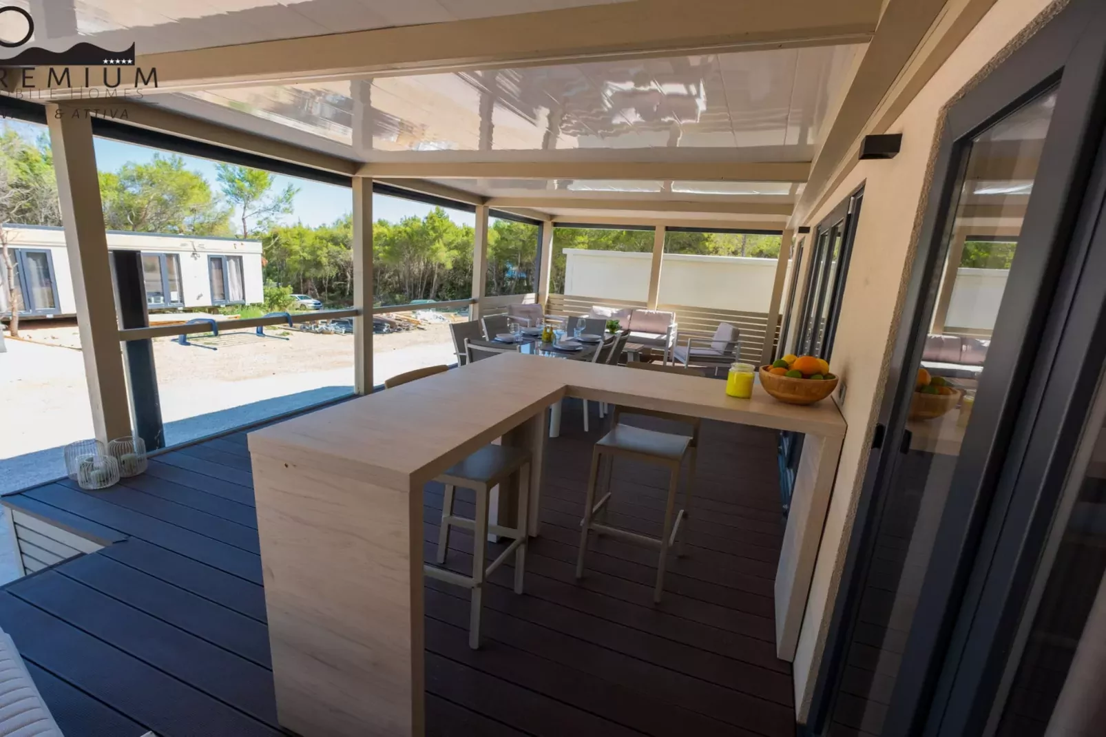 Charming Two-bedroom Mobile Homes Drage - Mobile Home with Sea View-Buitenlucht
